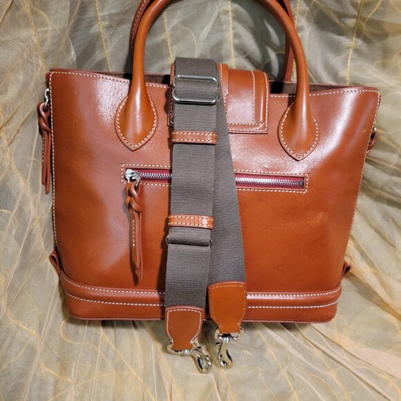 Dooney & Bourke Tan Satchel - Picture 13 of 14